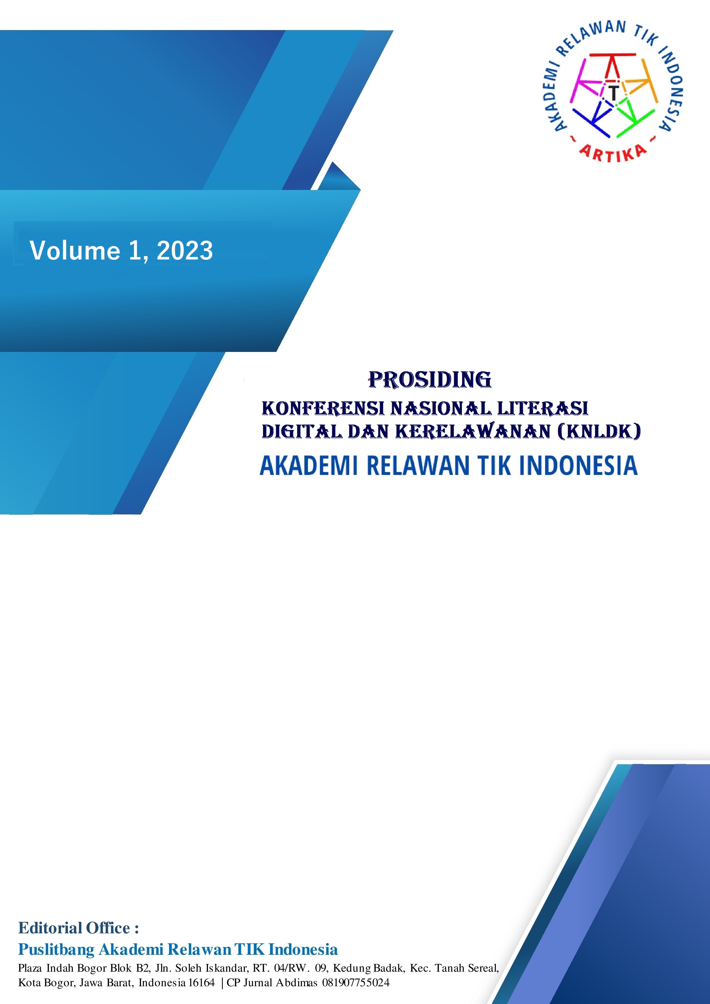 					View Vol. 1 (2023): Prosiding KNLDK 1
				